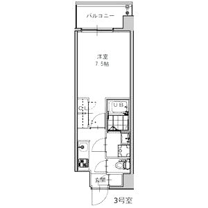 S-RESIDENCE福島grandeの間取り図