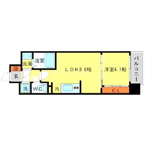 SERENiTE本町エコートの間取り図