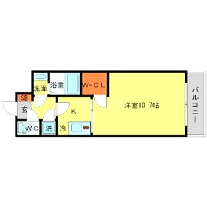 SERENiTE本町エコートの間取り図