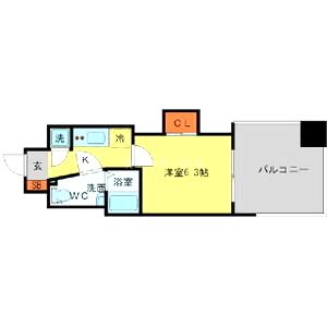 SERENiTE本町エコートの間取り図