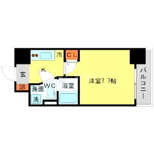 SERENiTE本町エコートの間取り図