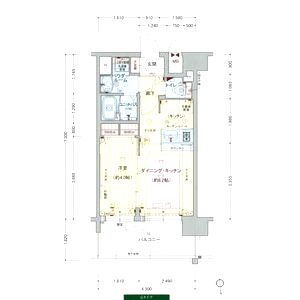 プレサンス難波元町の間取り図