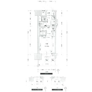 プレサンス難波元町の間取り図