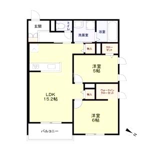 ハイテラス千里山の間取り図