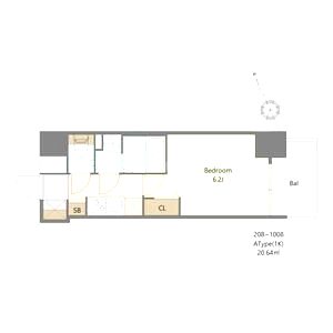 Alivis福島海老江(旧:フォーリアライズ福島ルノン)の間取り図