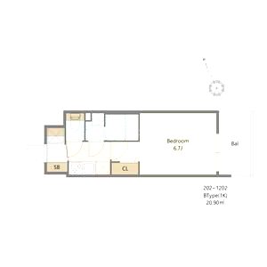 Alivis福島海老江(旧:フォーリアライズ福島ルノン)の間取り図