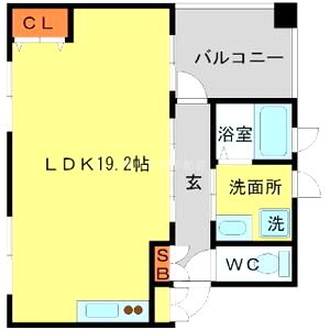 セブンハイツの間取り図