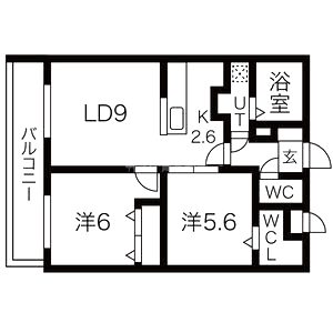 BERG FUJINOMORIの間取り図