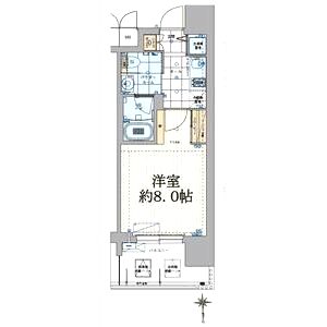 エスライズ北堀江スワンの間取り図