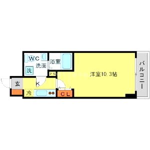 SERENiTE江坂四番館の間取り図