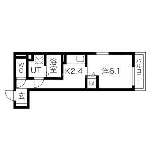 アルタイル・ヴィラIIの間取り図