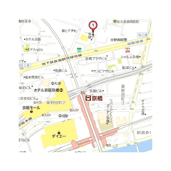 ウィスタリア京橋の外観2枚目