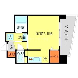 ウィスタリア京橋の間取り図