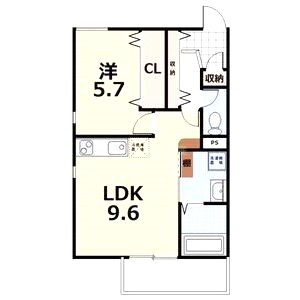 Hygge伏見の間取り図