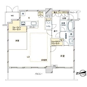 なんばグランドマスターズタワーの間取り図