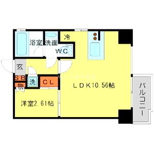ドリームネオポリス桜ノ宮の間取り図