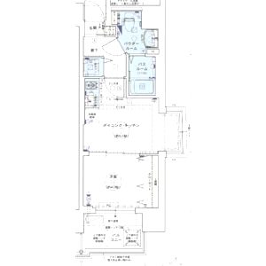 エステムコート難波IIIラグースの間取り図