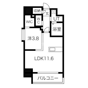 アバンティうめきたの間取り図