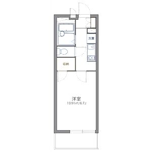レオパレス京都十条の間取り図