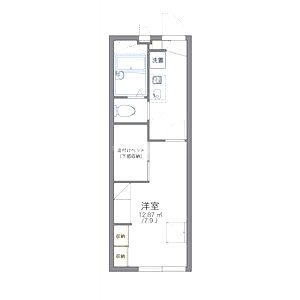 レオパレスみそのの間取り図