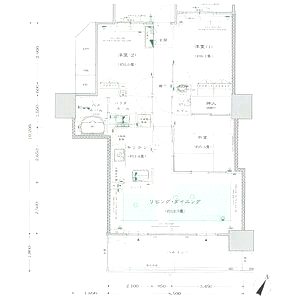 シティタワー大阪福島の間取り図
