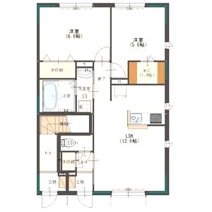 マノワール堂本IIの間取り図