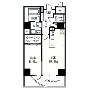 ジョイパーク鶴見の間取り図