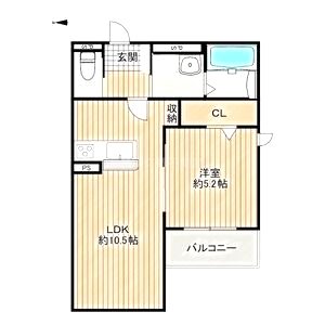 カリーナコートの間取り図