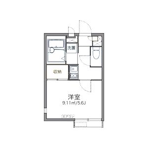 レオパレスグッディの間取り図