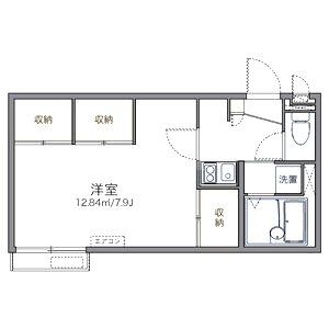 レオパレスディス ポレールの間取り図