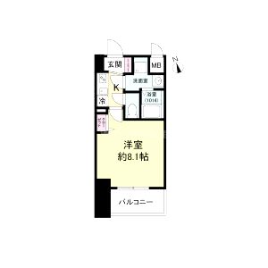ディームス江坂の間取り図