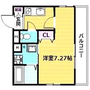 アクエルド京大北の間取り図