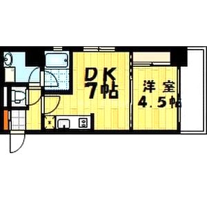アスール江坂3rdの間取り図