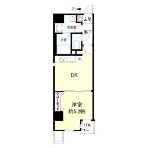 レジディア堺筋本町(旧プライムツリー内久宝寺)の間取り図