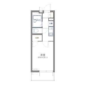 レオパレス南金田の間取り図