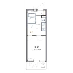 レオパレス南金田の間取り図