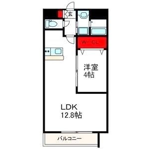 Cherry Blossom 五条通の間取り図