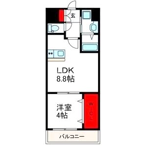 Cherry Blossom 五条通の間取り図