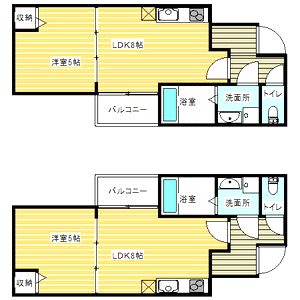 ALEGRIA門真本町の間取り図