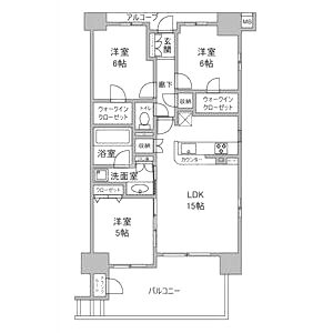カシータ垂水駅前の間取り図