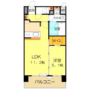 アグレアーブルの間取り図