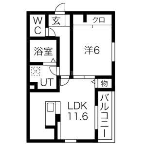 ピグナフィオーレ B棟 Bの間取り図