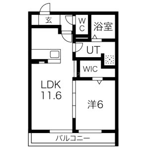 ピグナフィオーレ B棟 Bの間取り図