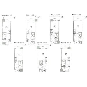 ファーストフィオーレ新梅田の間取り図