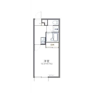 レオパレスエムエイチ コートの間取り図