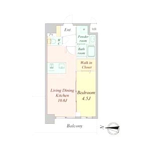 プレデコート西京極の間取り図