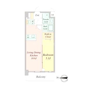 プレデコート西京極の間取り図
