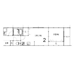 アート大正の間取り図