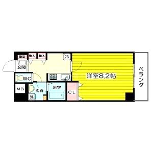 ドライバウム江坂の間取り図