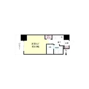 セレニテ北久宝寺の間取り図